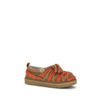 UGG Multicolor Suede Leather Strap-On Sandals UGG