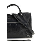Balenciaga Black Lamb Ovis Aries Shoulder Bag