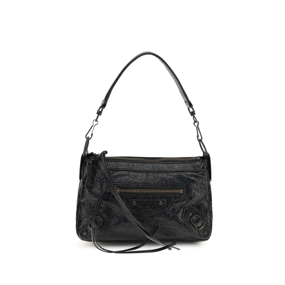 Balenciaga Black Lamb Ovis Aries Aries Shoulder Bag Balenciaga