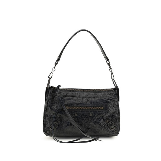 Balenciaga Black Lamb Ovis Aries Aries Shoulder Bag Balenciaga