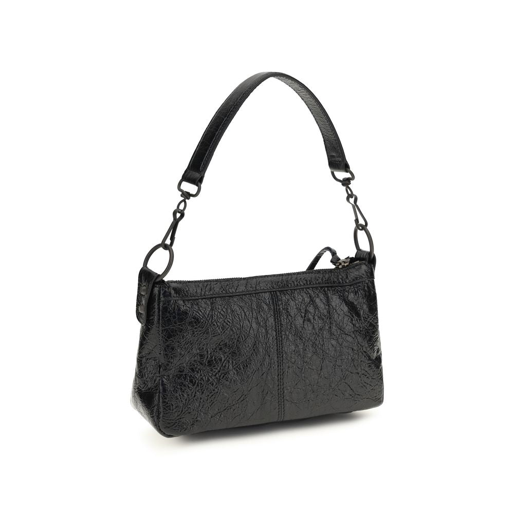 Balenciaga Black Lamb Ovis Aries Aries Shoulder Bag Balenciaga