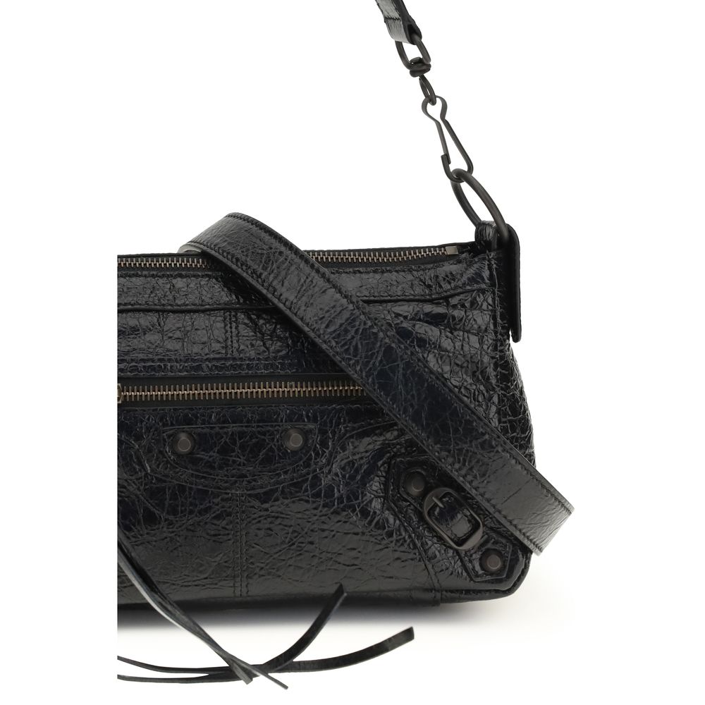 Balenciaga Black Lamb Ovis Aries Aries Shoulder Bag Balenciaga