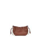 Brunello Cucinelli Brown Calf Leather Bos Taurus Shoulder Bag Brunello Cucinelli