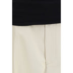 Darkpark Beige Cotton Casual Pants Darkpark
