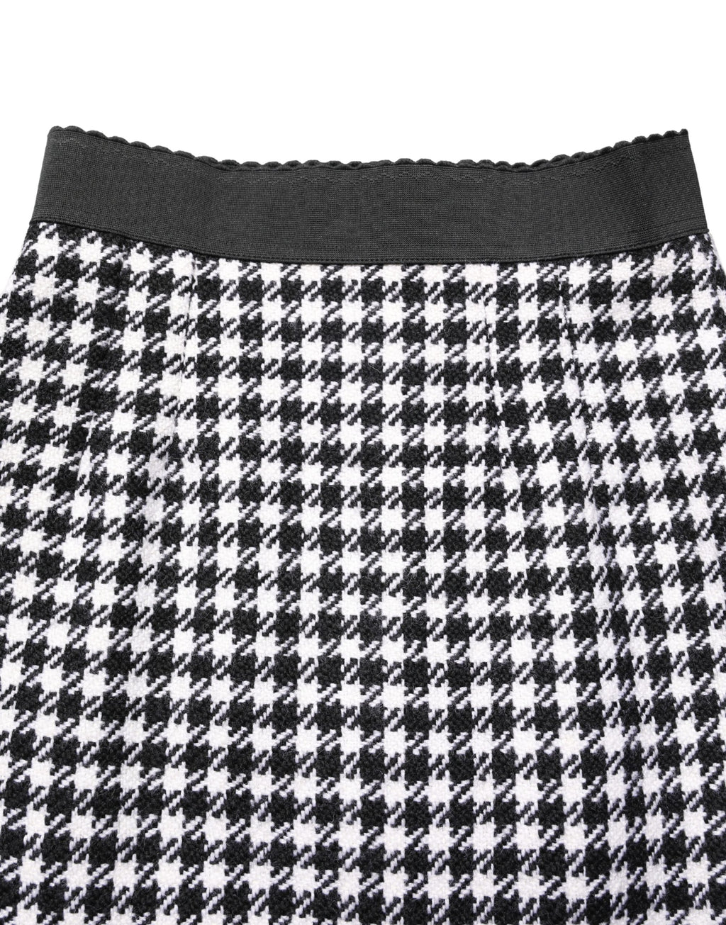 Dolce & Gabbana Black White Houndstooth HighWaist Mini Skirt - Eljoys Fashion 