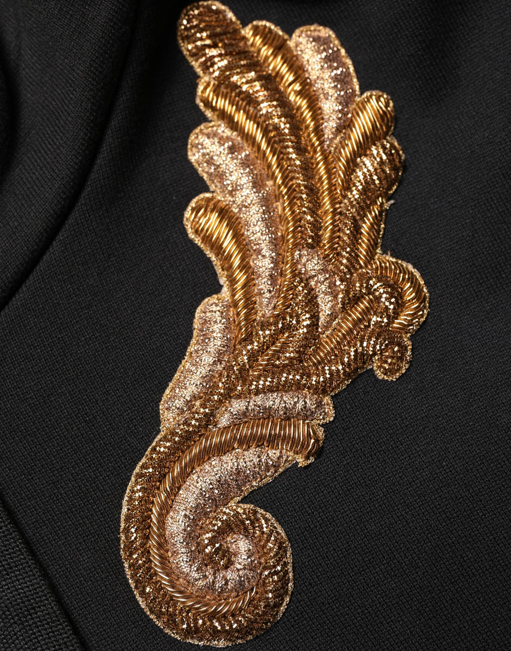 Dolce & Gabbana Black Embroidered Tassel Hooded Sweatshirt Sweater - Eljoys Fashion 