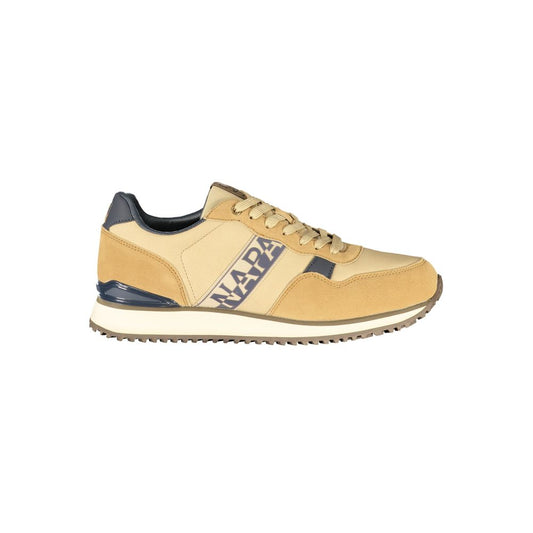 Napapijri Brown Fabric Men's Sneaker Napapijri