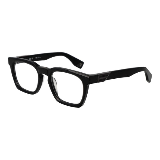 Police Black Cellulose Acetate Glasses Frames Police