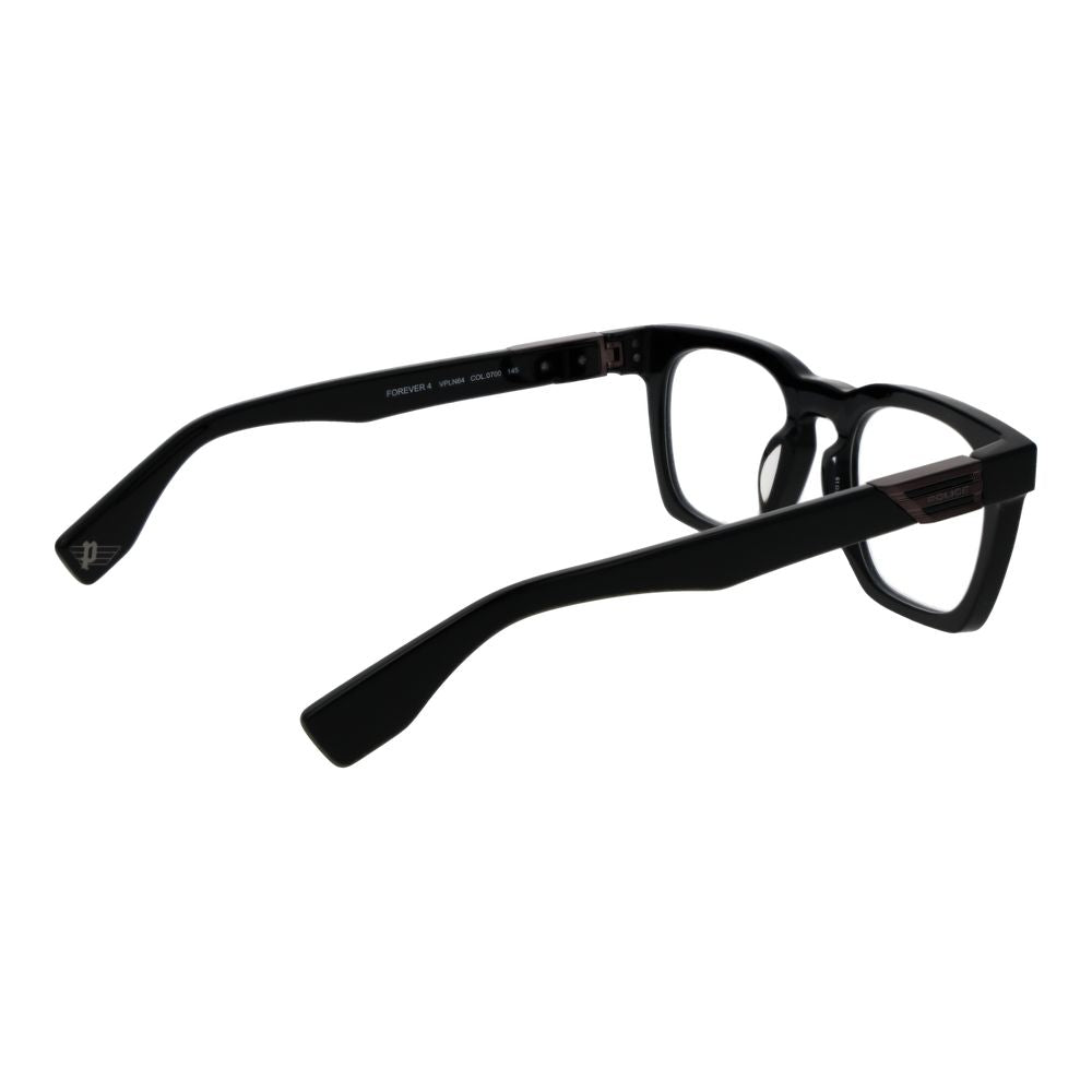 Police Black Cellulose Acetate Glasses Frames Police