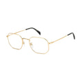 David Beckham gold metal glasses with clear lenses, stylish eyewear frames suitable for everyday wear