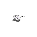 David Beckham Black Acetate Glasses Frames