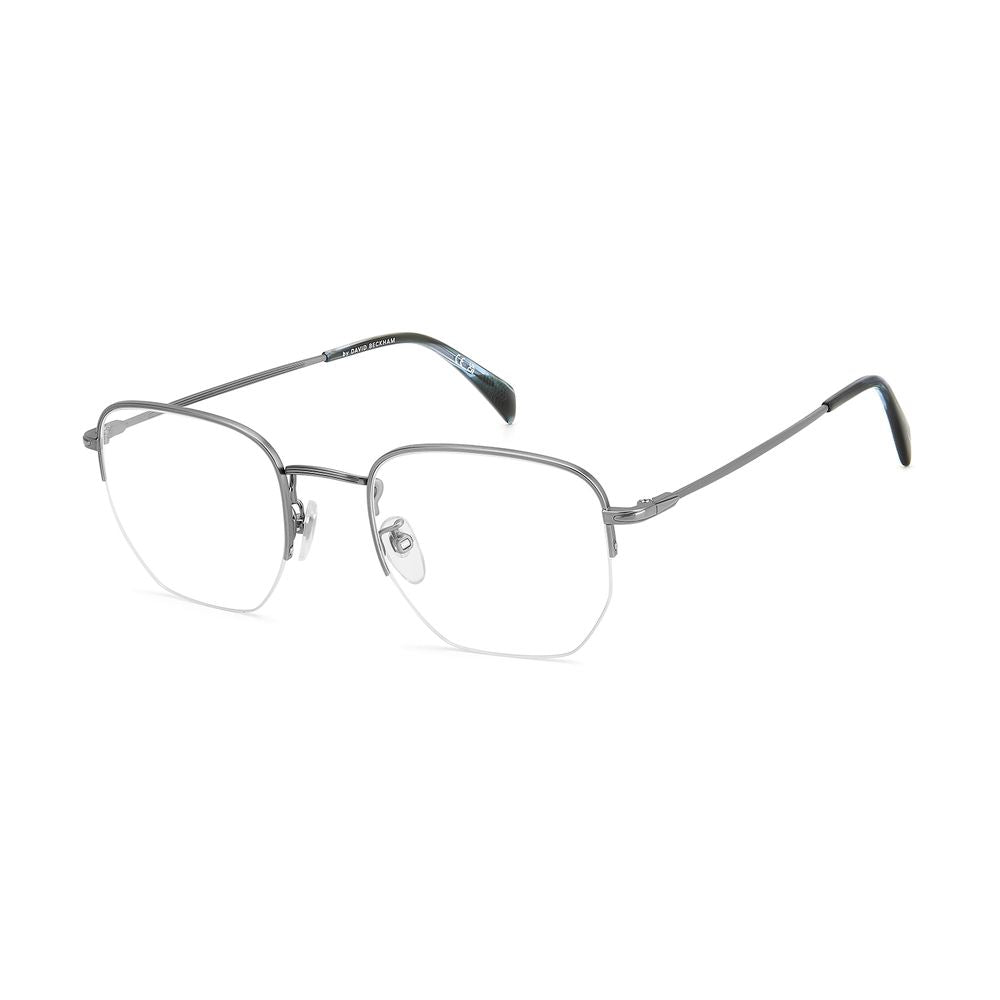 David Beckham Gray Metal Glasses Frames