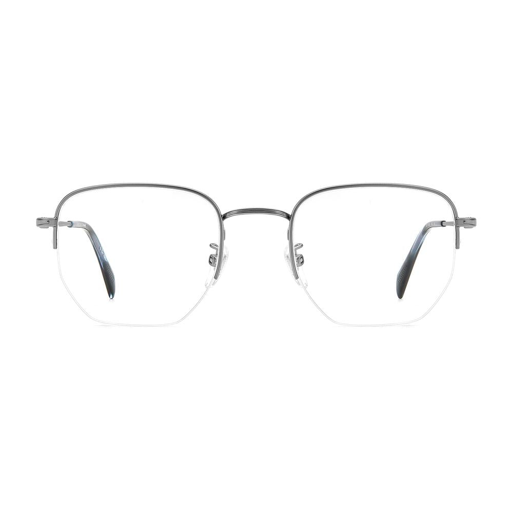 David Beckham Gray Metal Glasses Frames