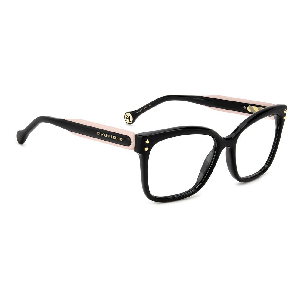 Carolina Herrera Black Acetate Glasses Frames