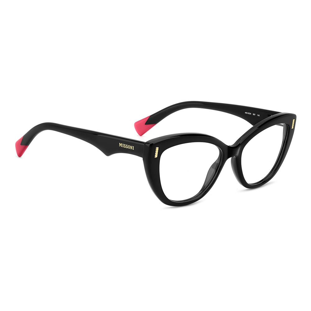 Missoni Black Acetate Glasses Frames