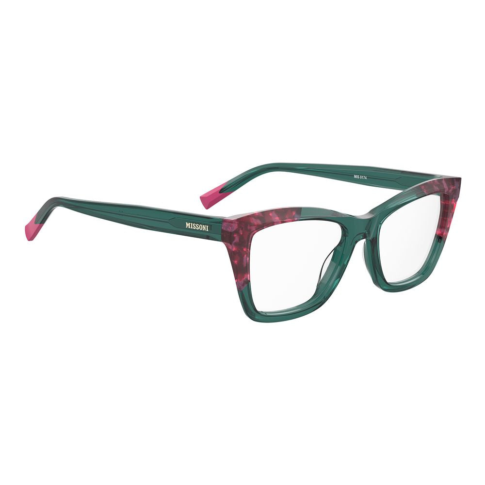 Missoni Turquoise Acetate Glasses Frames