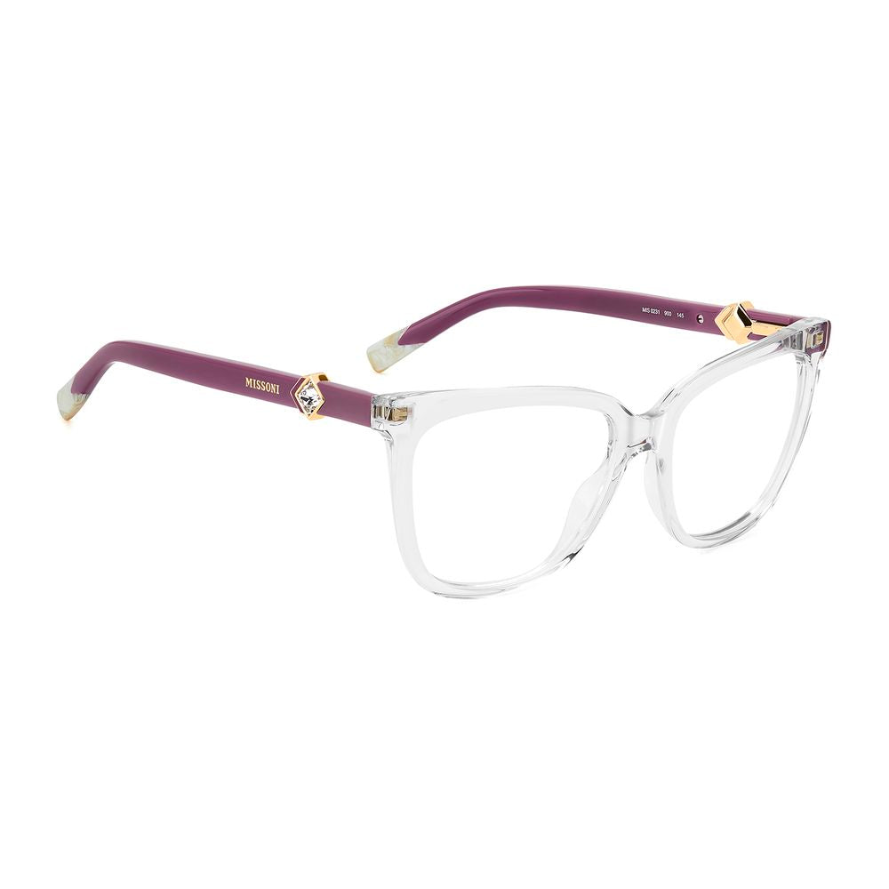 Missoni Transparent Acetate Glasses Frames