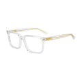 Dsquared² transparent acetate glasses frames with clear design and modern style, featuring sleek, lightweight construction.