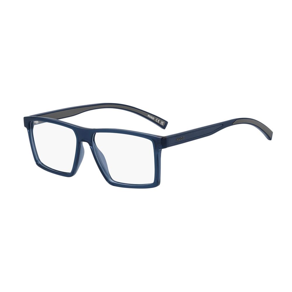 Hugo Boss Blue Plastic Glasses Frames