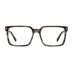 Dsquared² gray acetate glasses frames with sleek design and clear lenses, showcasing modern eyewear style.