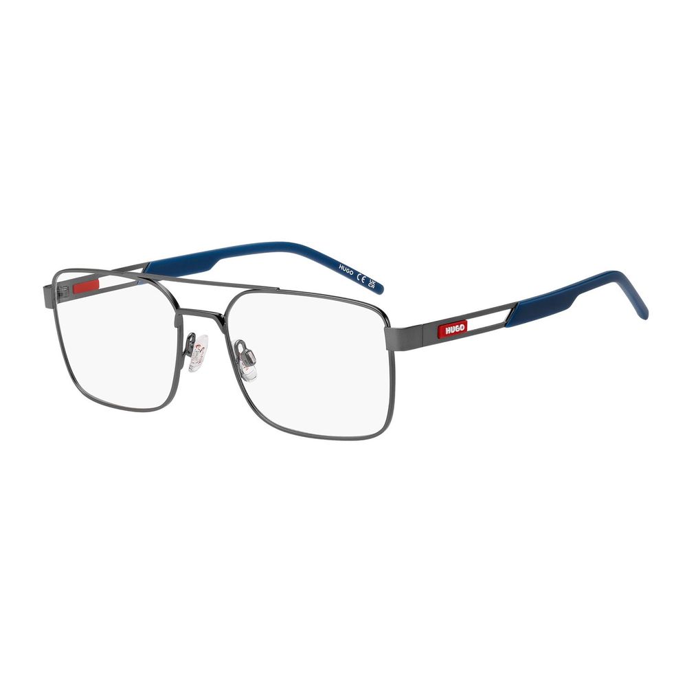 Hugo Boss Silver Metal Glasses Frames