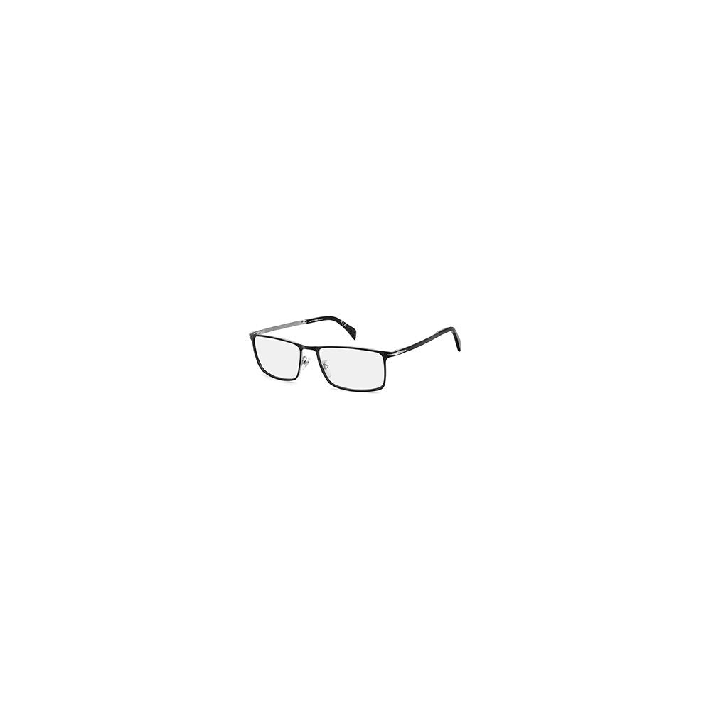 Black metal glasses frames by David Beckham, stylish and minimalist design for a modern look.