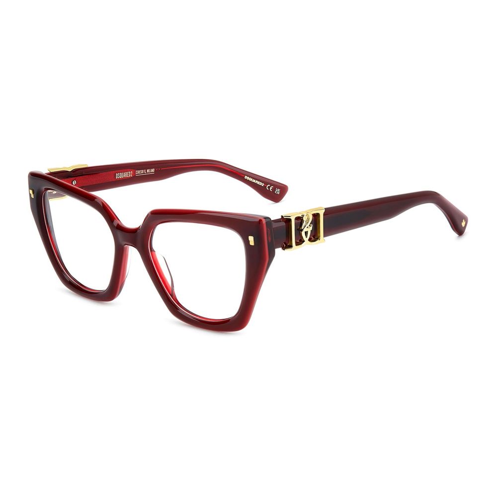 Dsquared² Burgundy Acetate Glasses Frames