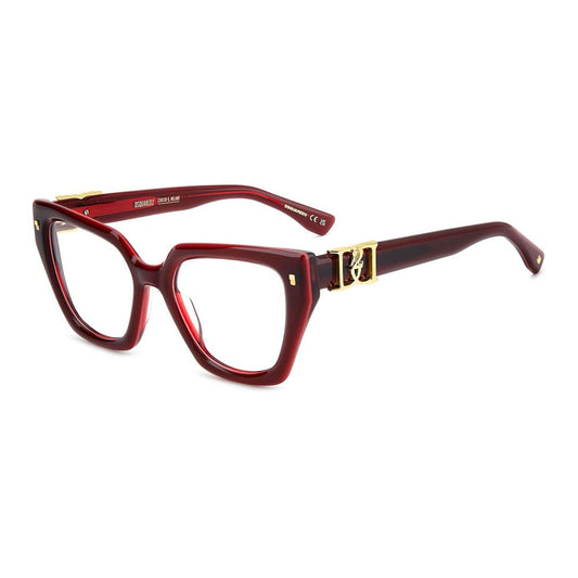 Dsquared² Burgundy Acetate Glasses Frames