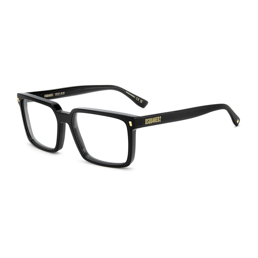 Dsquared² Black Acetate Glasses (Frames) - Eljoys Fashion 