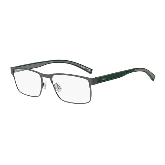 Hugo Boss Gray Steel & Aluminum Glasses Frames