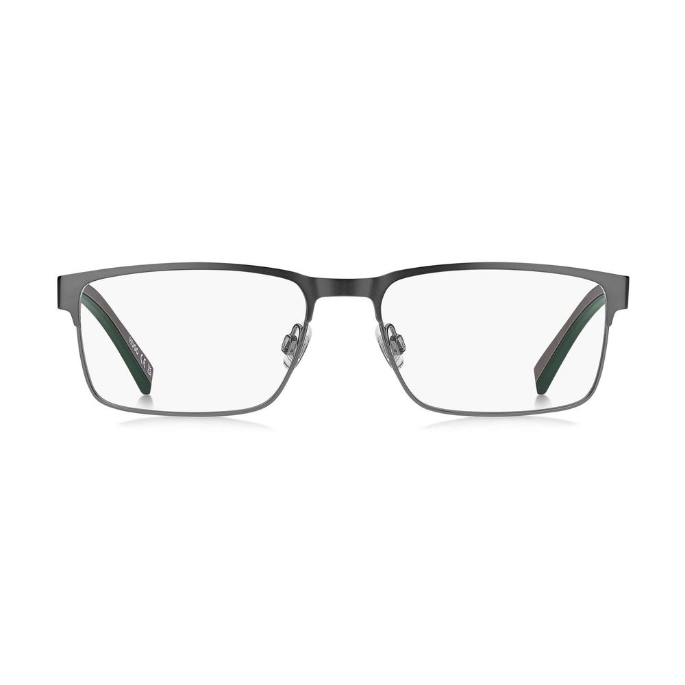 Hugo Boss Gray Steel & Aluminum Glasses Frames