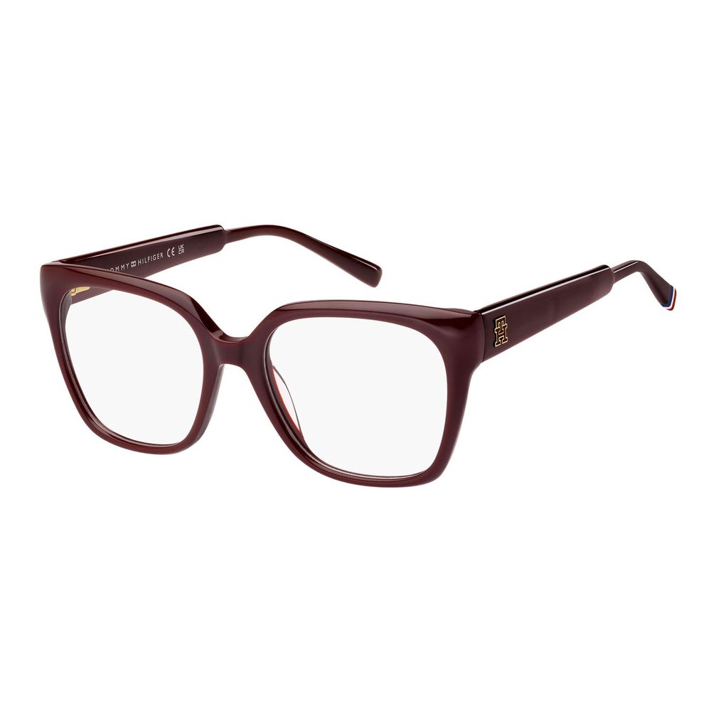 Tommy Hilfiger Burgundy Acetate Glasses Frames Tommy Hilfiger