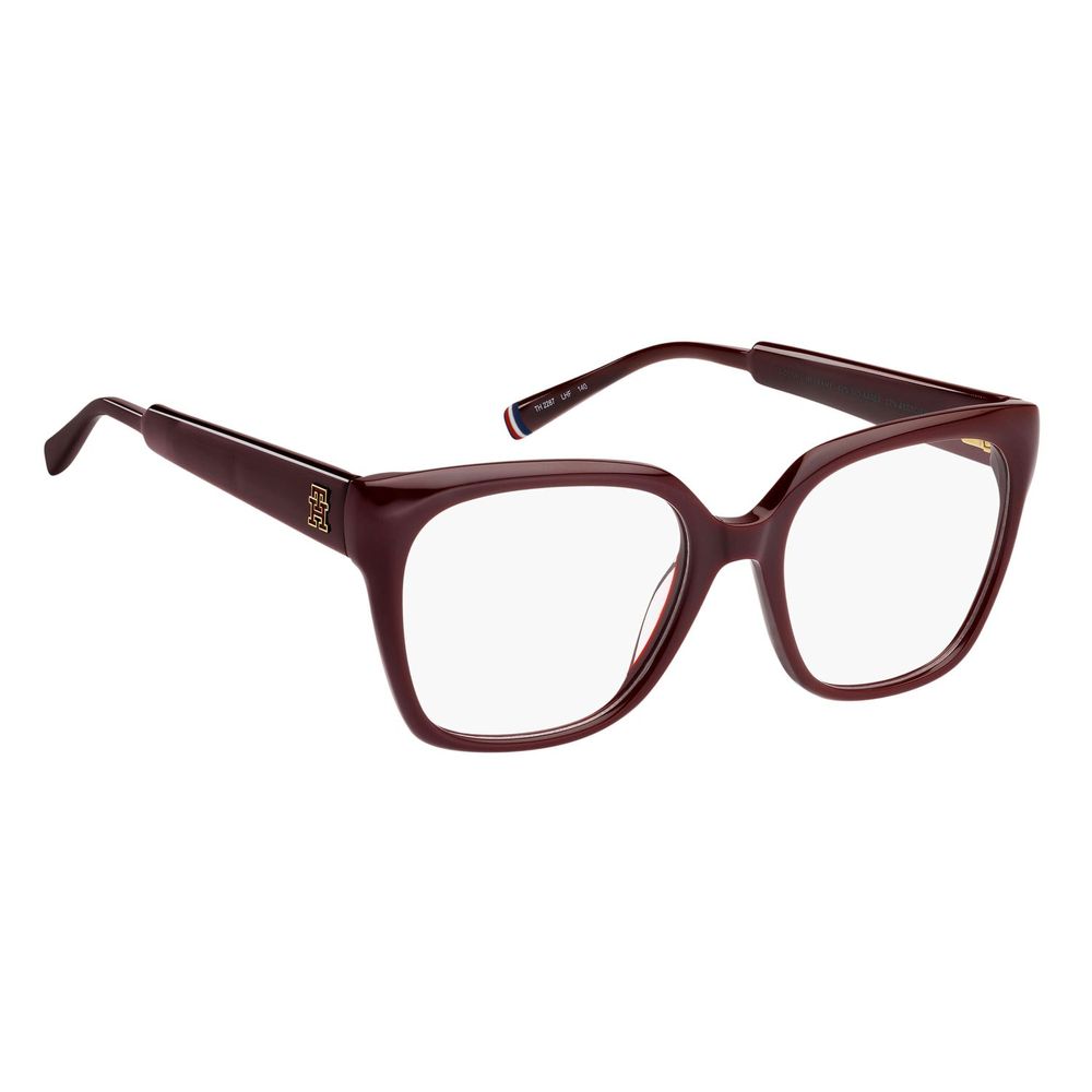 Tommy Hilfiger Burgundy Acetate Glasses Frames Tommy Hilfiger
