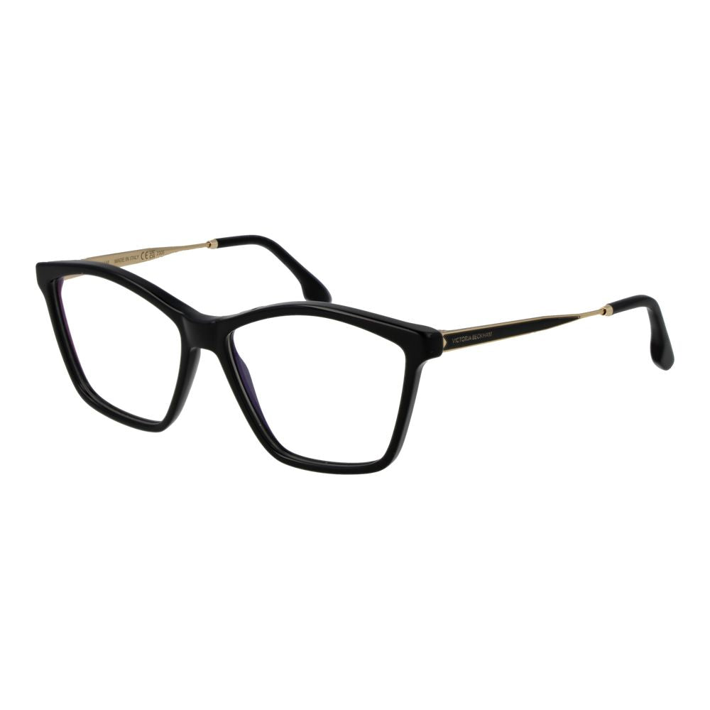 Victoria Beckham Black Metal Glasses Frames