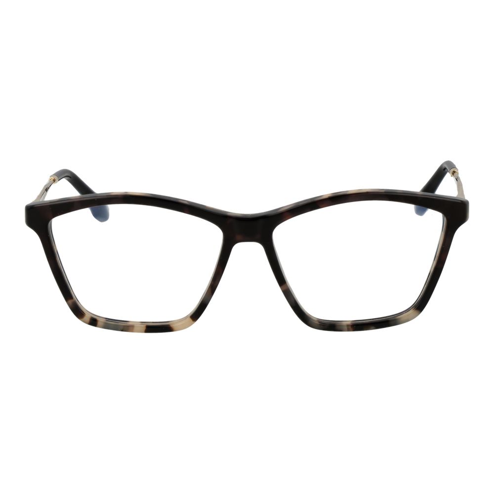 Victoria Beckham Brown Metal Glasses Frames