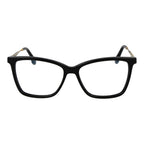 Victoria Beckham black metal glasses frames with clear lenses, stylish and lightweight eyewear for a sophisticated look.