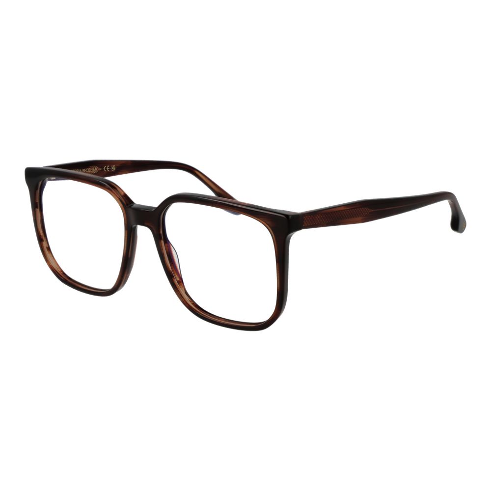 Victoria Beckham Brown Acetate Glasses Frames