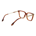 Victoria Beckham orange metal and plastic glasses frames with stylish design and clear lenses for a modern, sophisticated look.