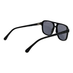 Replay black acetate sunglasses with rounded frames and dark tinted lenses, stylish eyewear for casual and fashion-forward looks.