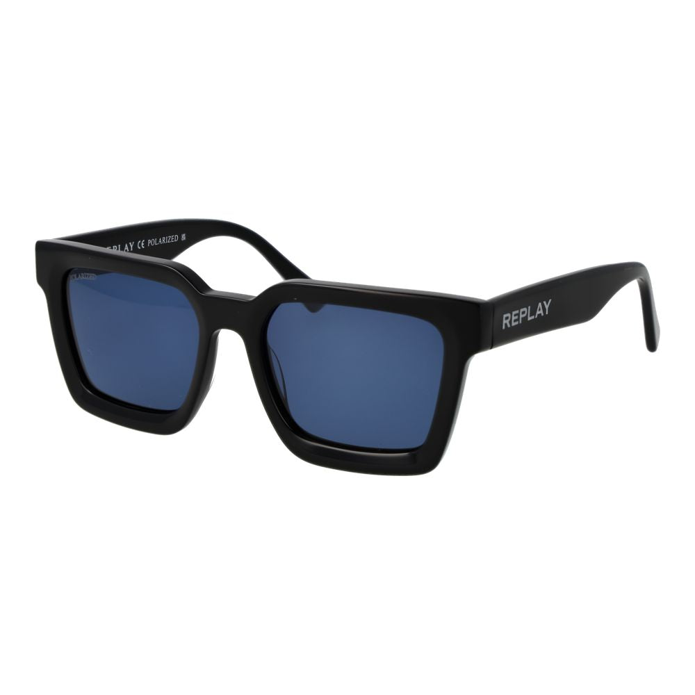 Replay Black Acetate Sunglasses Replay