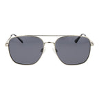 Replay silver metal sunglasses with sleek frame and dark tinted lenses, stylish and modern eyewear accessory.