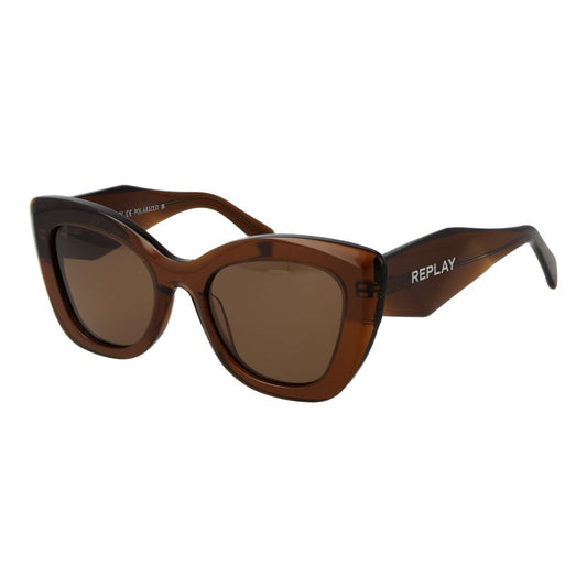 Replay Brown Acetate Sunglasses Replay