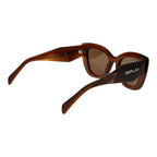 Replay brown acetate sunglasses with rounded frames and dark tinted lenses, stylish and lightweight for everyday wear.