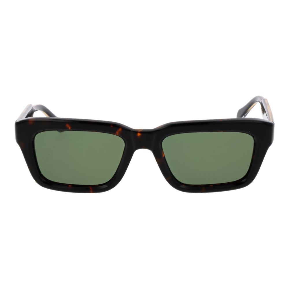 Replay black acetate sunglasses with rounded frames and dark lenses, stylish eyewear for a modern look.