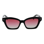 Replay black acetate sunglasses with rounded frames and dark tinted lenses, stylish accessories for sun protection and fashion.