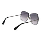Max Mara gray metal sunglasses with sleek frame and tinted lenses, stylish and lightweight for everyday wear.