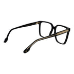Victoria Beckham black acetate glasses frames with sleek, modern design and clear lenses, stylish eyewear for everyday wear.