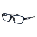 Adidas blue plastic eyeglass frames with a sleek, modern design and smooth finish, suitable for stylish everyday wear.