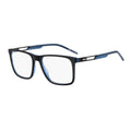 Hugo Boss Bicolor acetate glasses frames with bold design and sleek two-tone color for sophisticated style.