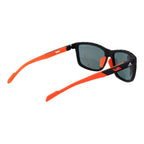 Adidas black plastic sunglasses with sleek rectangular frames and dark lenses, stylish and UV protective eyewear.